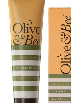 Olive & Bee Intimate Cream & Lip Balm Bundle