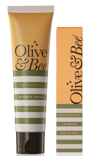 Olive & Bee Intimate Cream & Lip Balm Bundle
